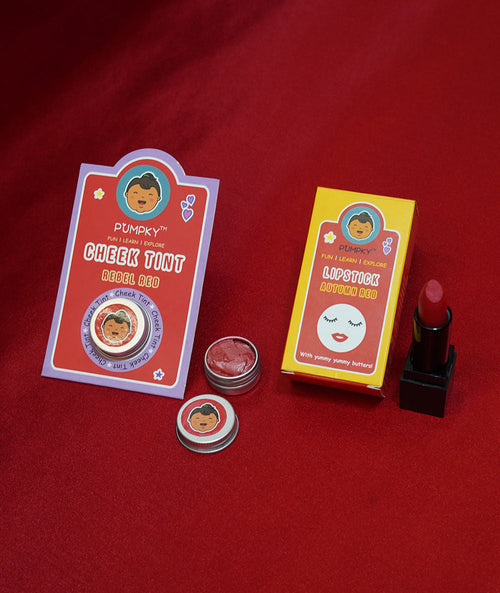 Pumpky - Mini Makeup Combo - Lipstick & Cheek Tint - Green Pharmacy Store