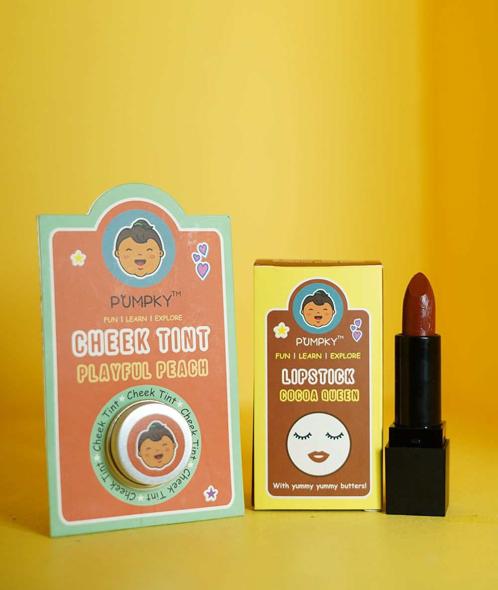 Pumpky - Mini Makeup Combo - Lipstick & Cheek Tint - Green Pharmacy Store