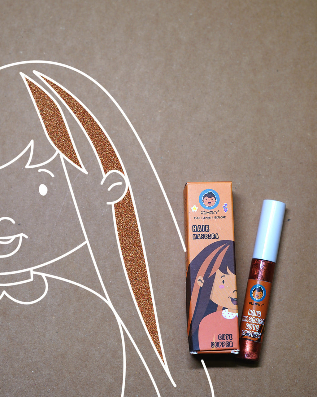 Pumpky Hair Mascara – Cute Copper - Green Pharmacy Store