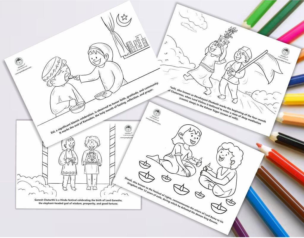 Pumpky Kid's Colouring Book - Green Pharmacy Store