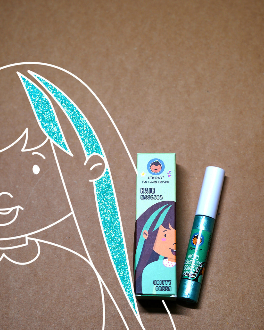 Pumpky Hair Mascara – Gritty Green - Green Pharmacy Store