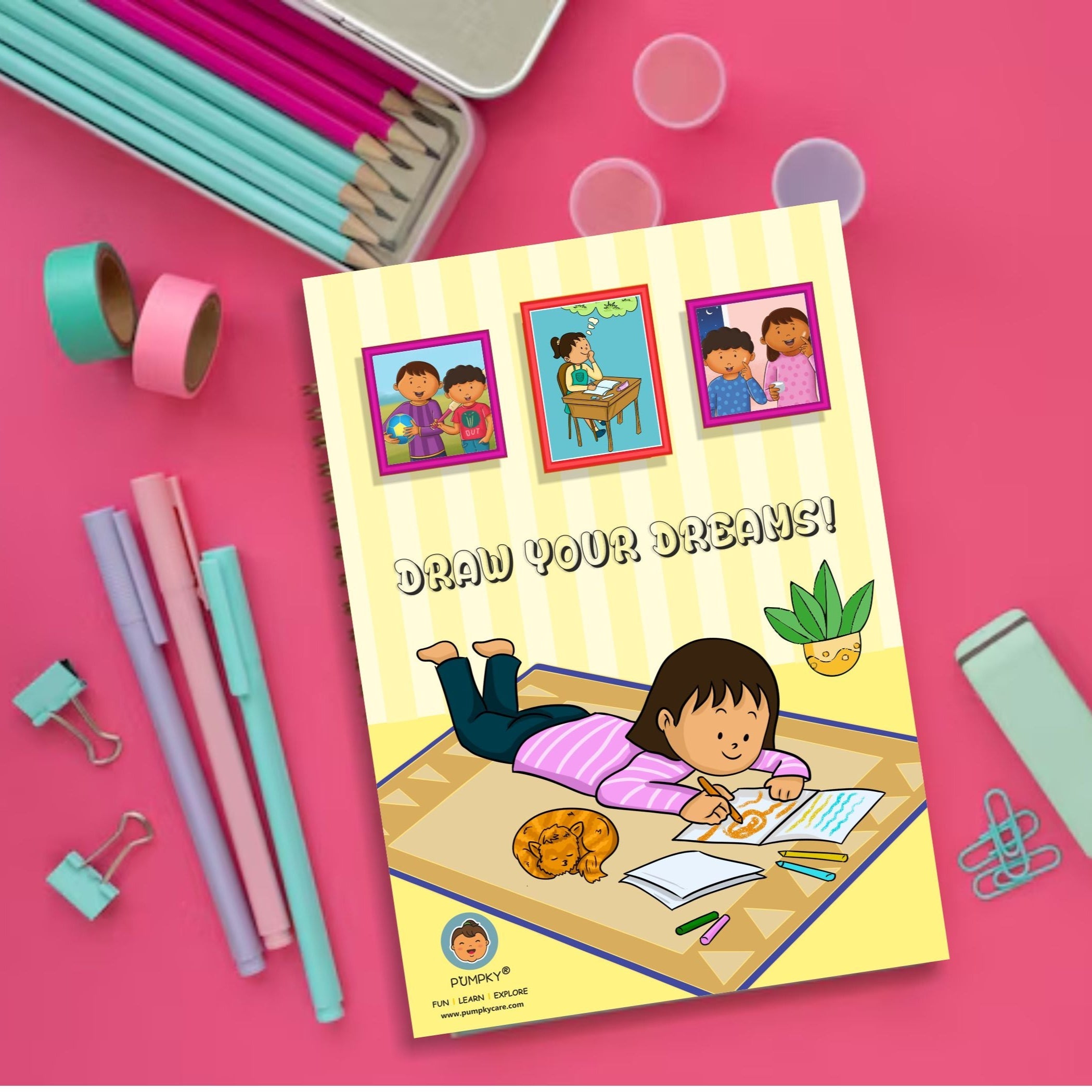 Pumpky Kids A3 Notebooks - Green Pharmacy Store