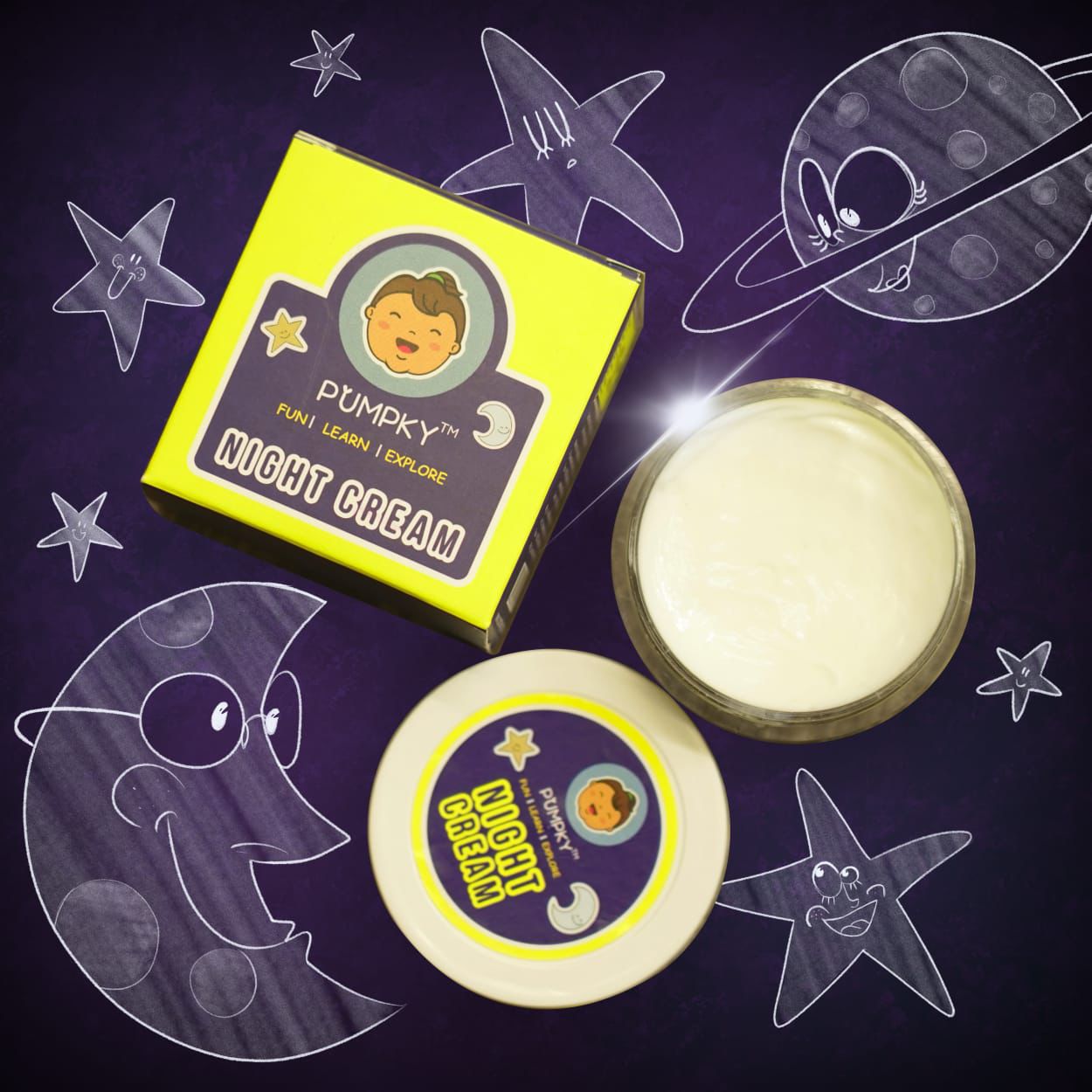 Kids-Friendly Pumpky Night Cream