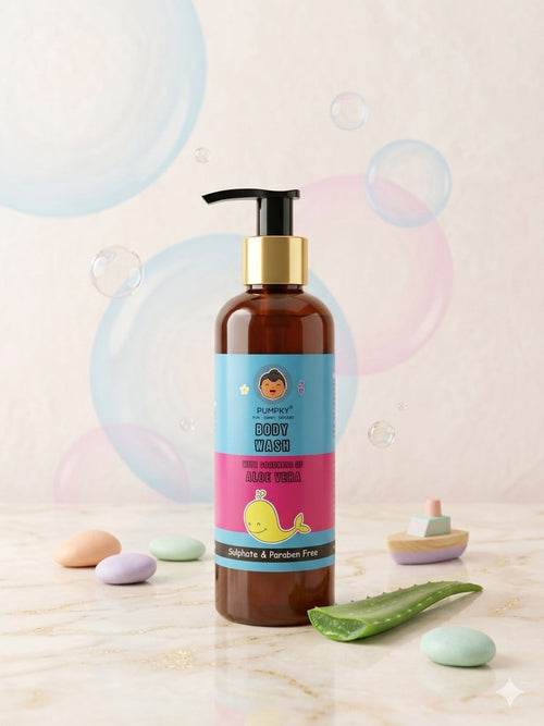 Kids-Friendly Pumpky Body wash Sulphate & Paraben Free