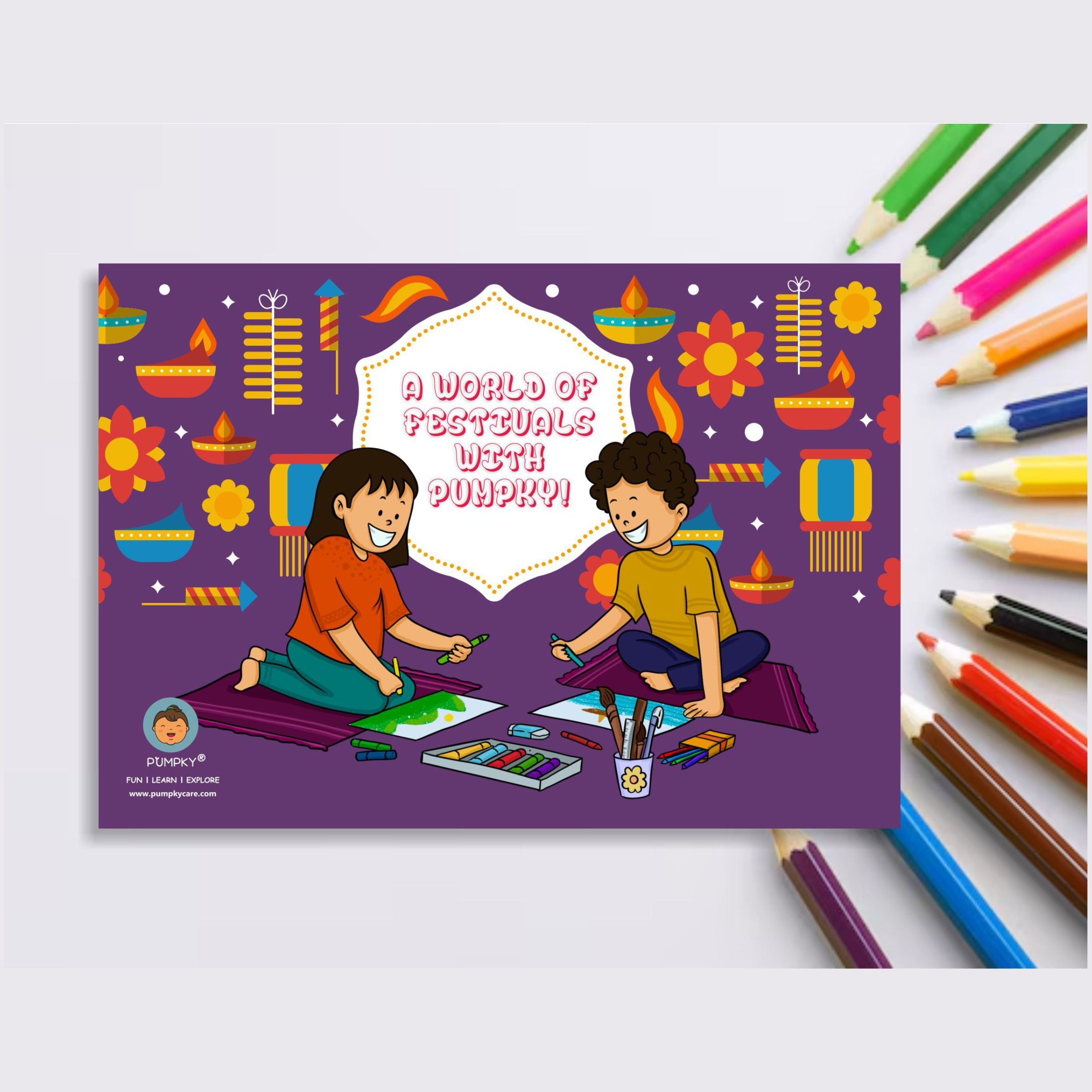 Pumpky Kid's Colouring Book - Green Pharmacy Store